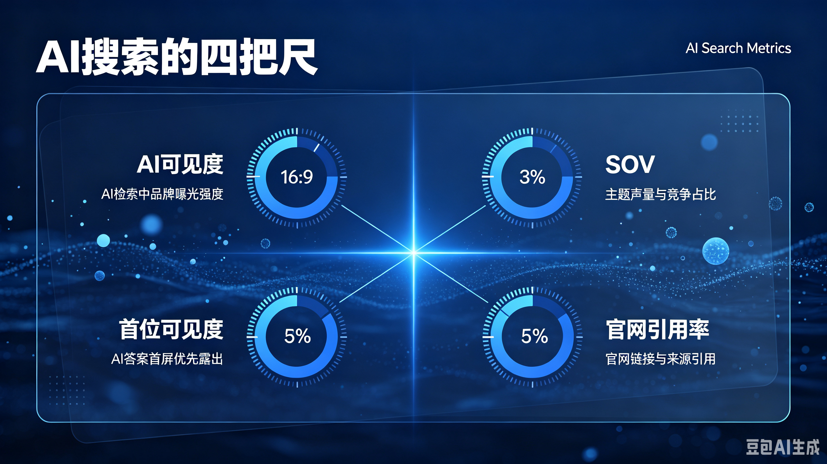 AI搜索的四把尺:如何衡量品牌在AI答案里的存在感?